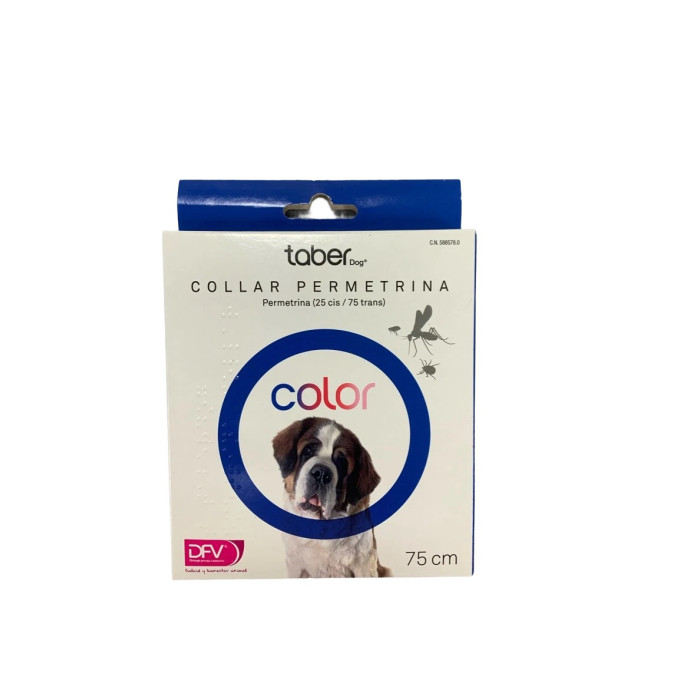 TABER TABERDOG COLLAR PERMETRINA 40...