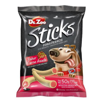 DZ STICKS CARNE ASADA Env. 50 gr. CAJA 12 UNIDADES