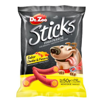 DZ STICK ROLL SABOR A CHEDDAR Y PANCETA. 50 gr. CAJA 12...