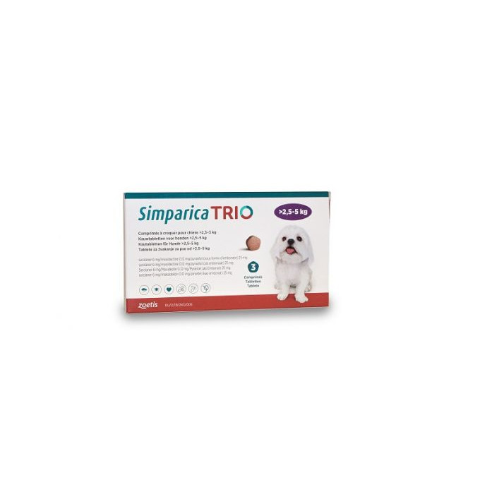 SIMPARICA TRIO 2.5-5 KG