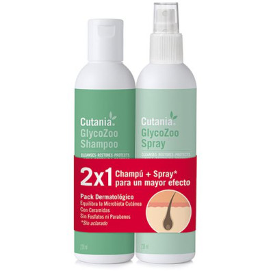 PACK CUTANIA GlycoZoo Shampoo + SPRAY